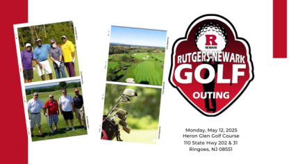 Rutgers-Newark Golf Outing banner